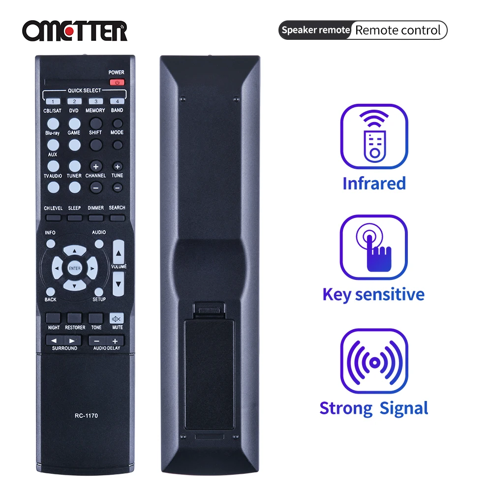 RC-1196 RC1196 RC-1170 para piezas Denon AV receptor Control remoto AVR-X510BT AVR-X520BT AVR-S500BT AVR-S510BT - imagen 2