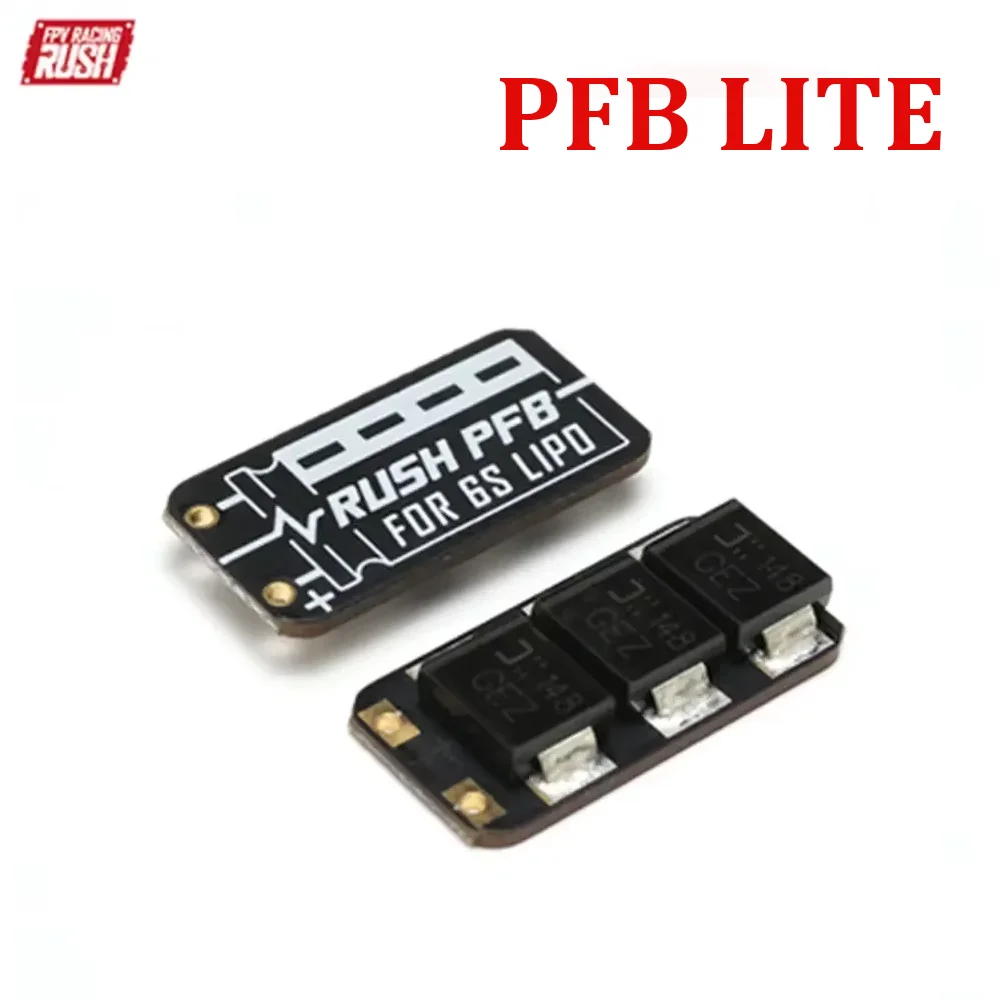 RUSHFPV RUSH PFB LITE Placa de filtro de potencia con capacidad eléctrica de 35V 470UF para Dron 6S LIPO FPV sin escobillas ESC pilas piezas de bricolaje - imagen 3