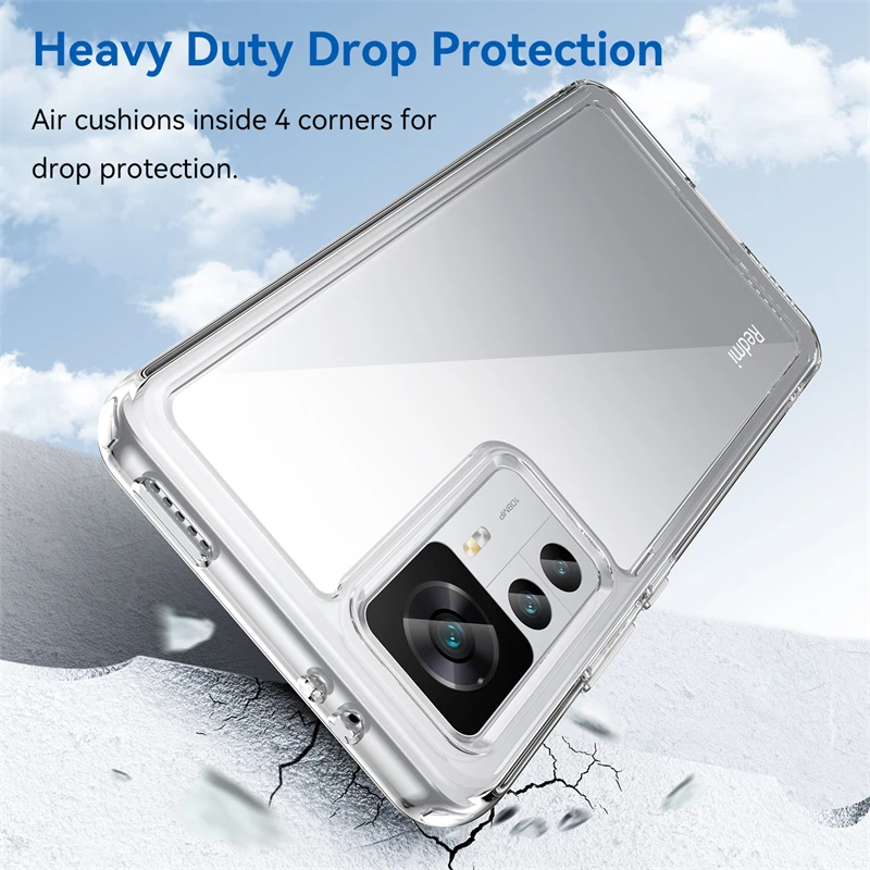 Para Xiaomi 12T Pro funda de lujo de silicona transparente TPU funda a prueba de golpes Xiaomi 12T 13T 13 Pro 12 Lite 12X 12S 13 Ultra cubierta - imagen 3