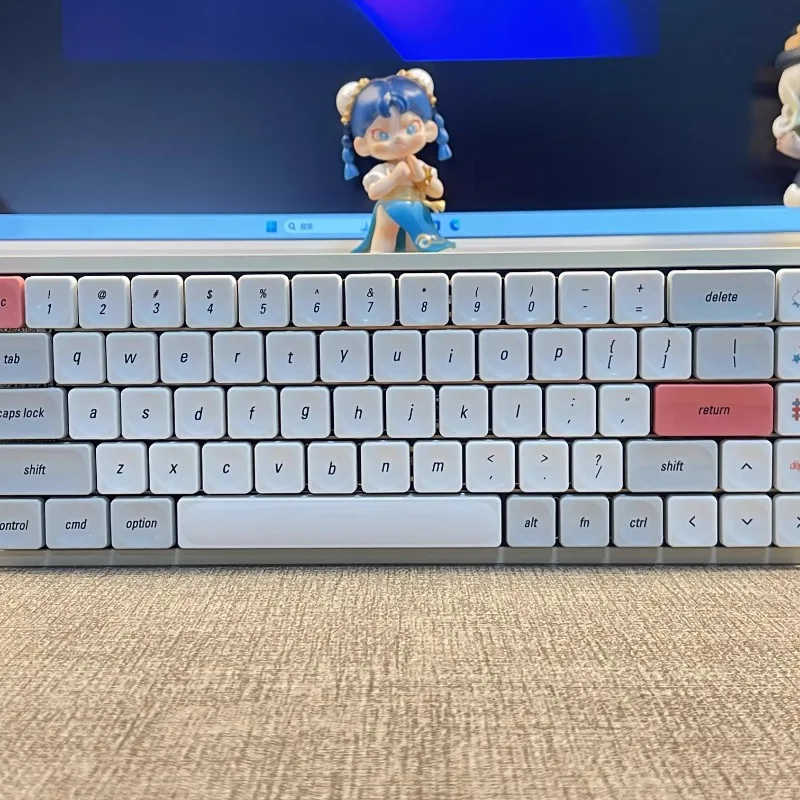 LCK-Juego de teclas de perfil bajo PBT, tapa de teclado de estilo Retro Simple personalizada, tapa de tecla Original para juegos, regalo para teclado mecánico de oficina - imagen 4