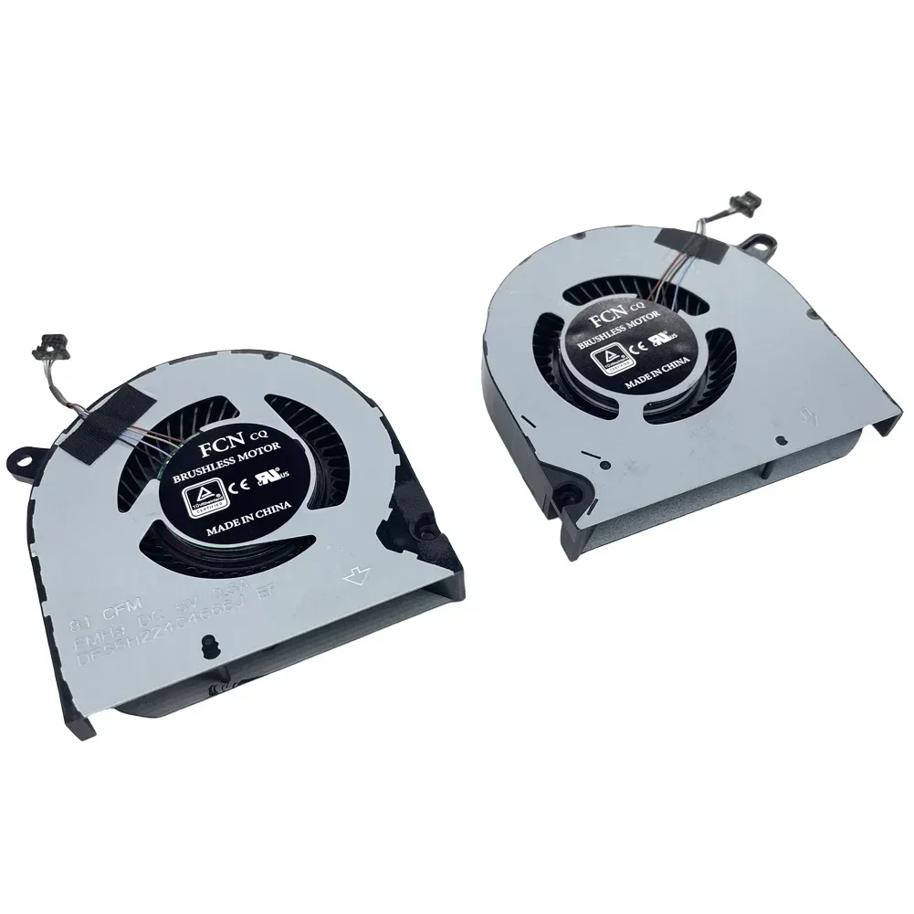 Ventilador de refrigeración CPU + GPU de repuesto para ventilador serie DELL G5 15 SE 2020 5500 5505 I5505-A685GRY - imagen 3