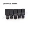 5 piezas de conector USB hembra