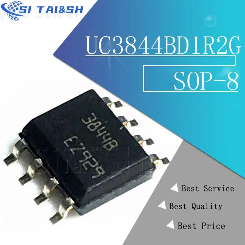 Lote de 10 unidades UC3844BD1R2G SOP8 UC3844B SOP UC3844BD1R UC3844 SMD
