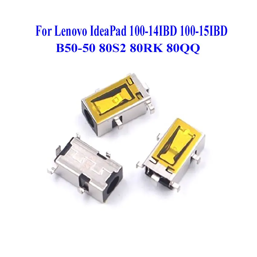 Conector de enchufe para Lenovo IdeaPad 100-14IBD 100-15IBD B50-50 80S2 80RK 80QQ, 2 uds.