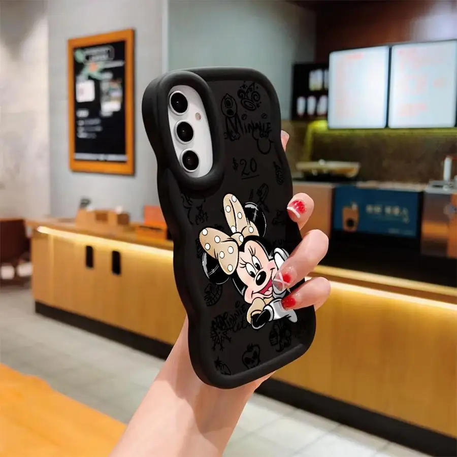 Funda de teléfono suave para Samsung Galaxy A13 A36 A14 A26 A34 A16 A33 A35 A12 A15 A11 A21s Disney Mickey Minnie dibujos animados - imagen 3