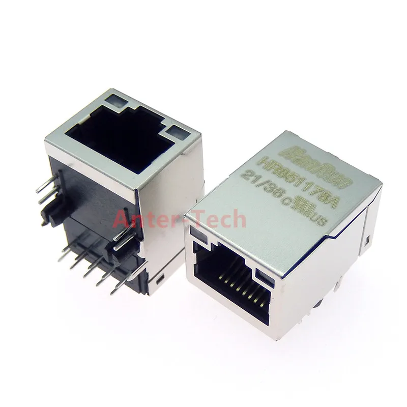 H.R. 851178 Un conector de red RJ45 de filtro 851178 Un transformador - imagen 3