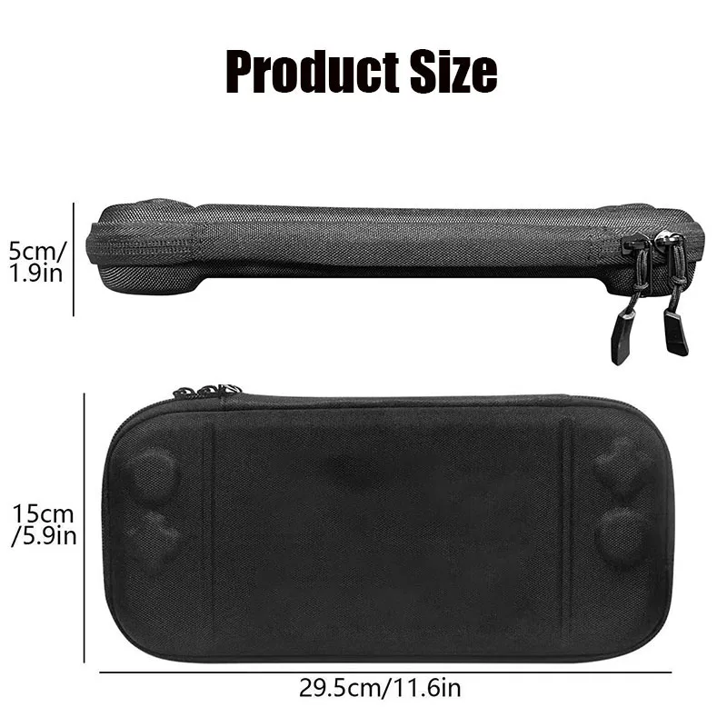 Estuche de transporte delgado de viaje para interruptor 2025, 2 accesorios, bolsa de mano de almacenamiento protectora de carcasa dura EVA impermeable para NS 2, 1 ud. - imagen 3