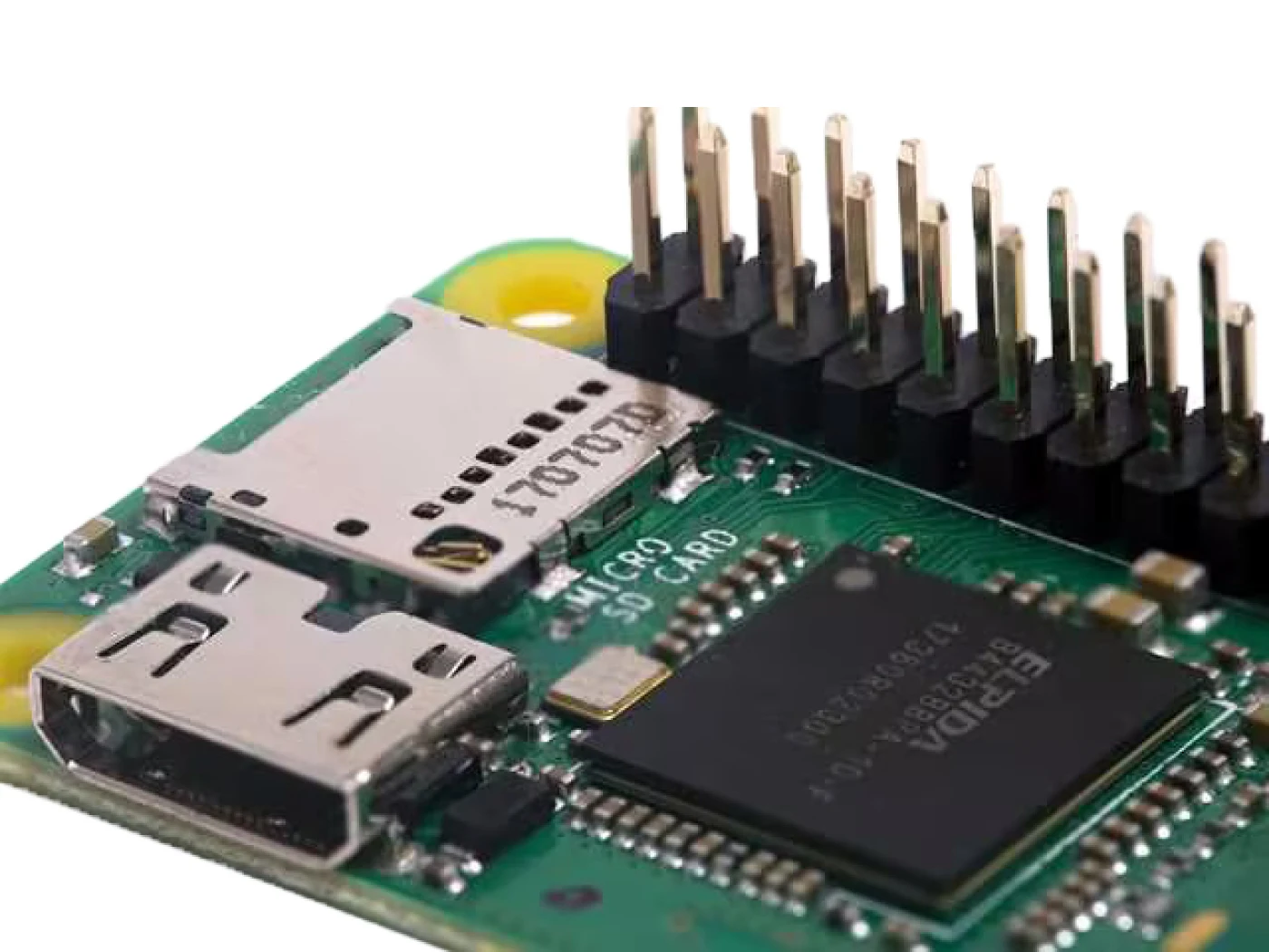 Raspberry Pi Zero WH, placa de desarrollo Mini Linux con cabezal, WiFi Bluetooth 4,1 de baja energía, compatible con HAT, cabezal de 40 pines - imagen 2