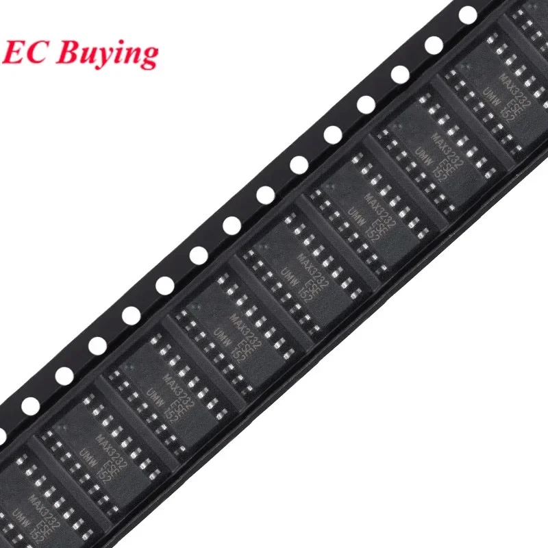 20 piezas/5 uds MAX3232CSE MAX3232 MAX3232ESE SOP-16 interfaz de RS-232 IC 3-5.5V controlador de línea MultiCh/Chip receptor IC nuevo Original - imagen 5