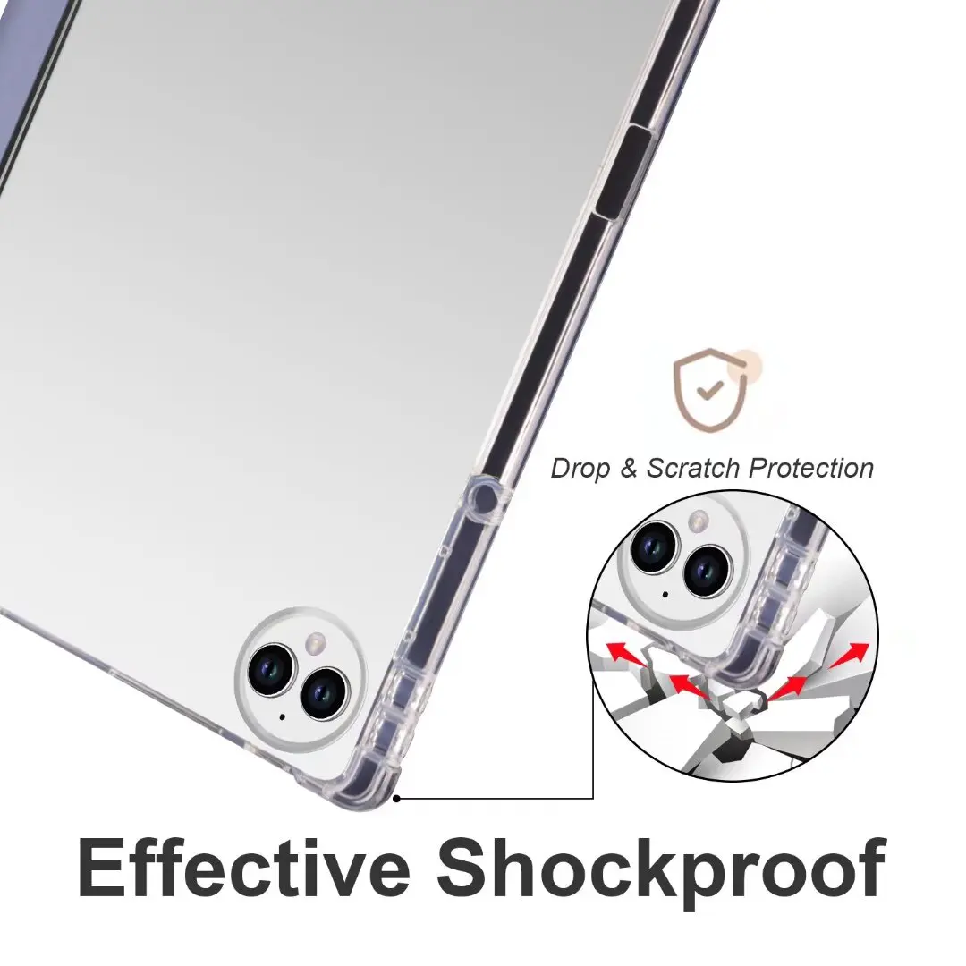 Funda para Honor MagicPad 2 con portalápices, soporte trasero de TPU plegable triple para Honor Magic Pad 2 Magicpad2, funda para tableta de 12,3 pulgadas - imagen 5