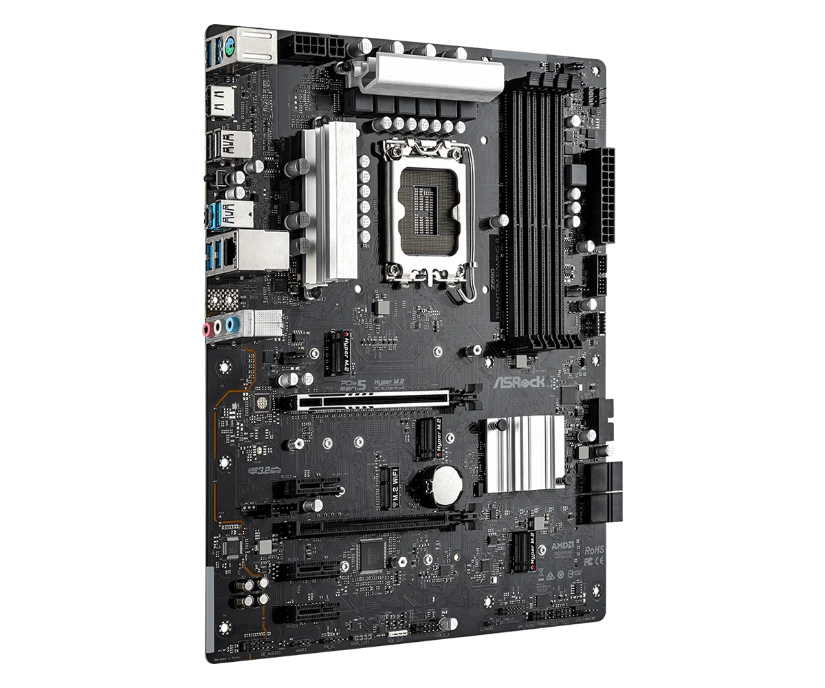 Placa base ASRock Z690 Phantom Gaming 4 LGA 1700 DDR4 intel Z690 DDR4 M.2 NVMe compatible con i9-14900 i5-13600 i9-12900 i5-12400 cpu - imagen 3