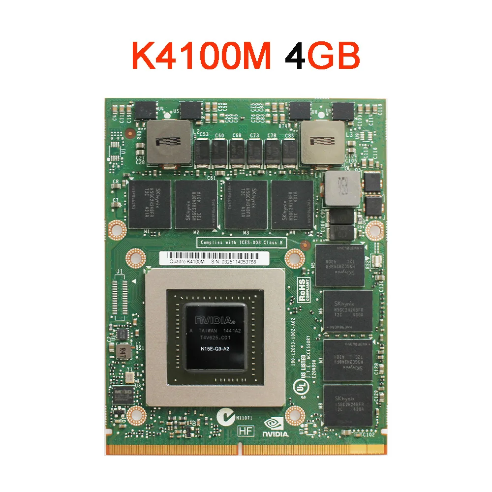 Tarjeta de vídeo gráfica Quadro K4100 K4100M GDDR5 4GB N15E-Q3-A2 con soporte X para Dell HP Apple iMac A1312 27 pulgadas 2010 2011 año - imagen 3