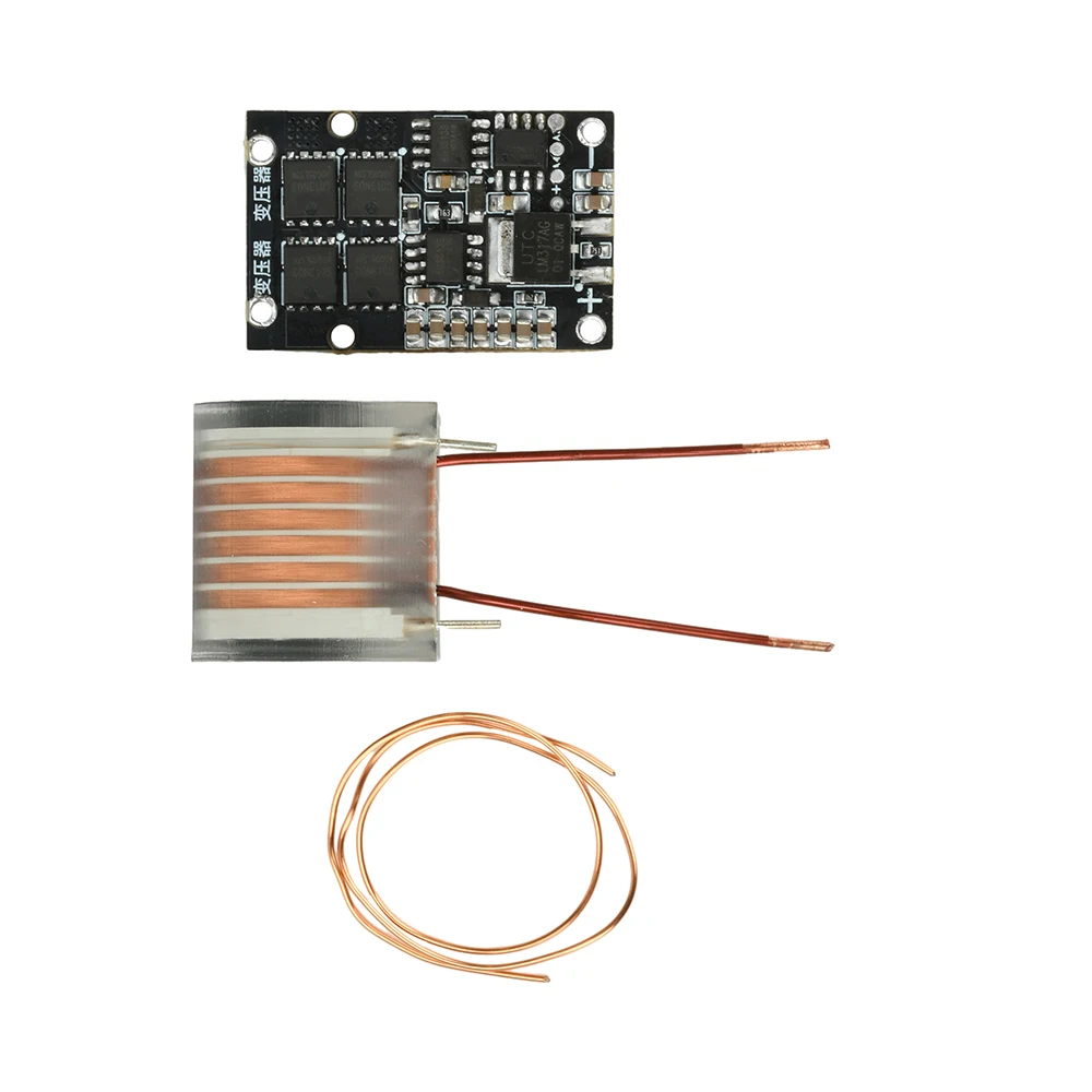 Encendedor de arco de 6-15V CC a CA 10kV-25kV, módulo de alto voltaje, placa controladora, transformador, encendedor, módulo de bobina de encendido de arco de chispa - imagen 3