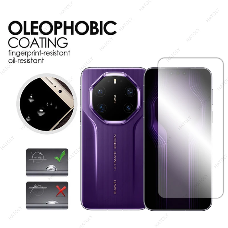 Para Huawei Mate 80 RS Ultimate Protector de pantalla de vidrio para Huawei Mate 80 RS Ultimate HD película protectora transparente Protector de cámara - imagen 2