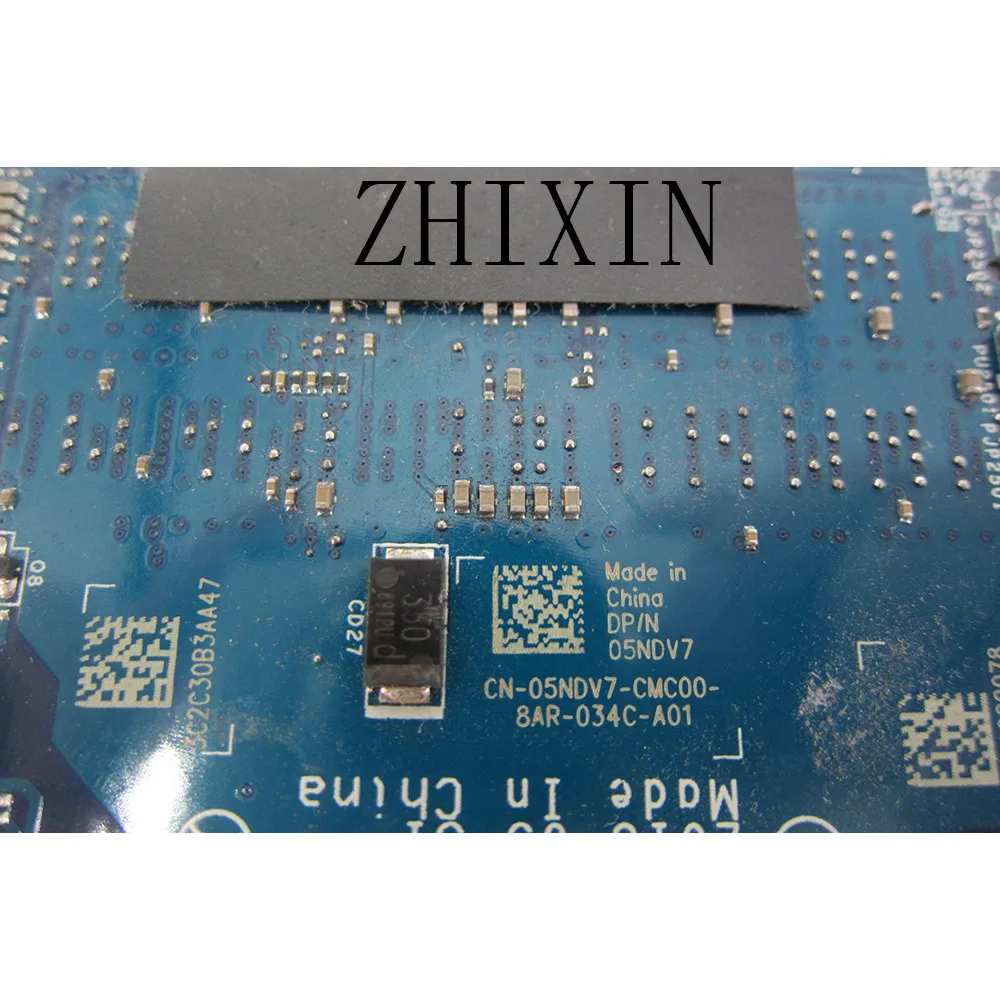 Yourui para la placa base del ordenador portátil DELL Latitude 3490 3590 con I3-8130U CPU CN-05NDV7 05NDV7 placa base LA-F116P prueba completa - imagen 4