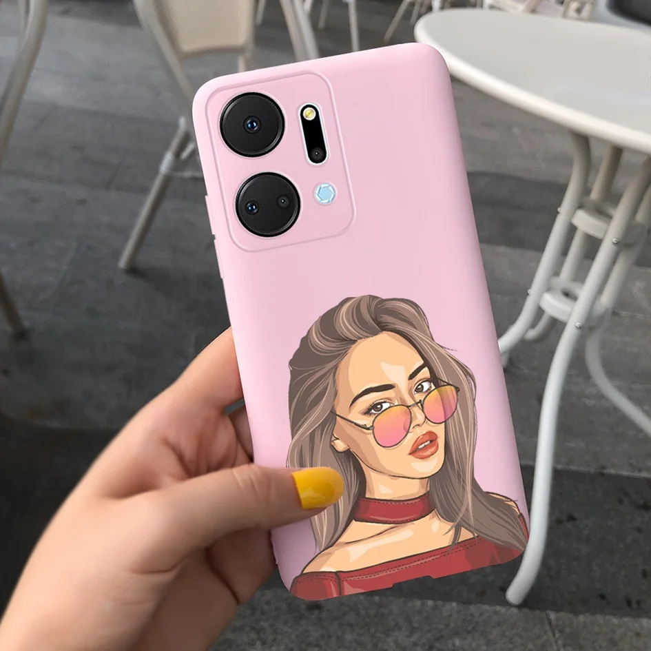 Para Honor X7a funda RKY-LX2 encantador Panda fundas de teléfono suaves para Honor X7 CMA-LX2 CMA-LX1 CMA-LX3 contraportada en HonorX7a 2023 Fundas - imagen 5