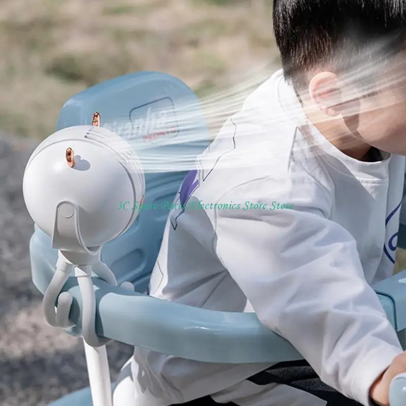 Desk ventilador ventilador manguero flexible 12 piezas ventilador ventilador múltiple ventilador pulpo múltiple - imagen 2