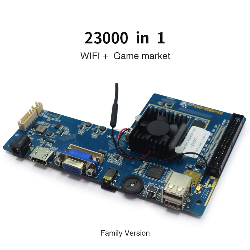 Juego de mando Pandora Box 3D 2023 en 1 WiFi S812L, placa PCB HD VGA, salida DIY, novedad de 23000