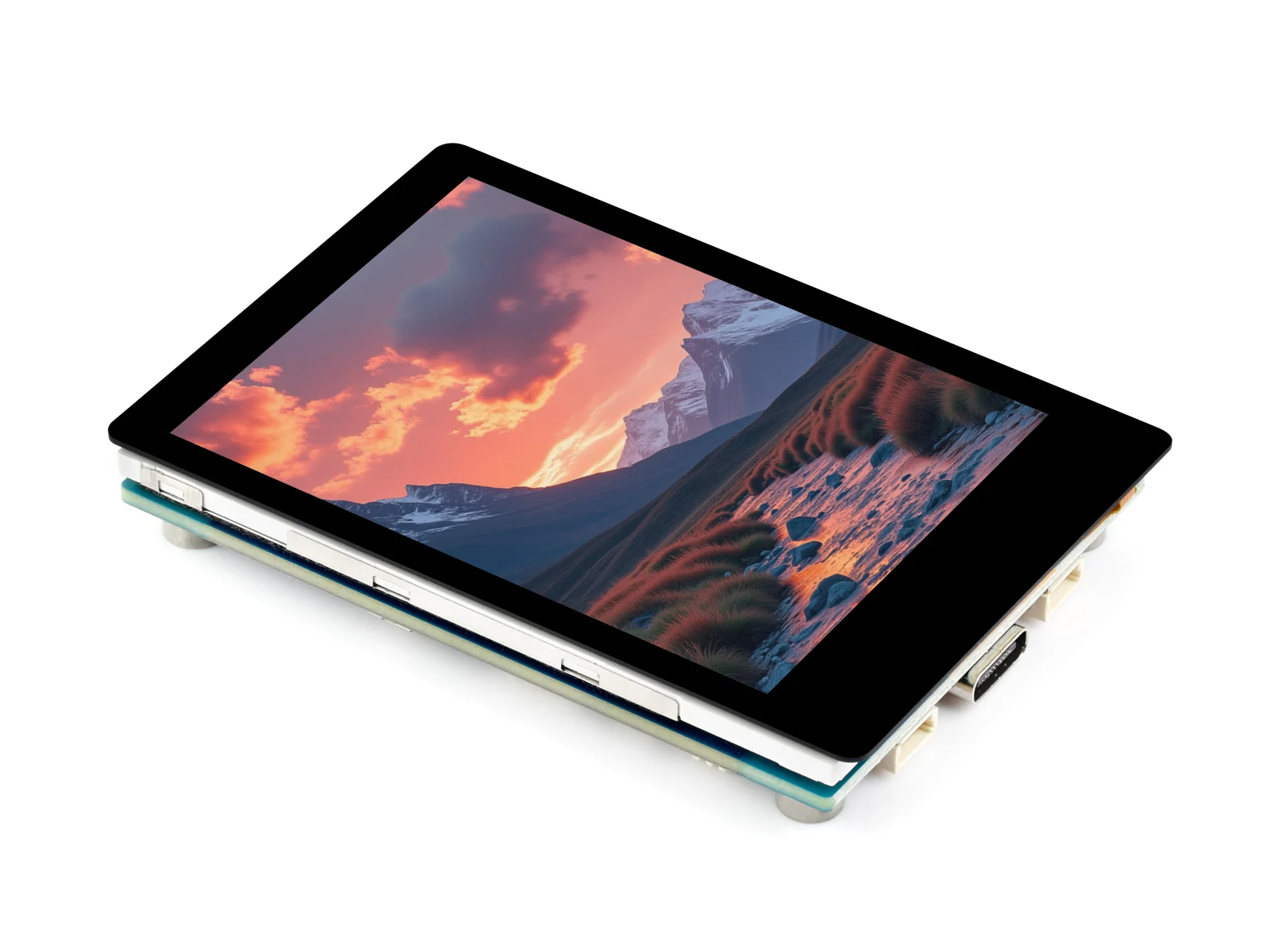 Waveshare RP2350 Placa de desarrollo de pantalla táctil capacitiva de 2,8 pulgadas, 240 × 320, panel IPS, táctil de 5 puntos, pantalla SPI, Acceleromet