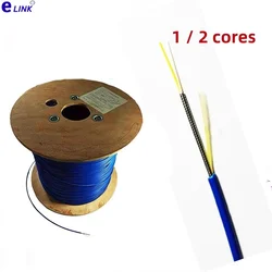 FTTHELINK Cable Fibra Óptica Monomodo Exterior Blindado Antirratones