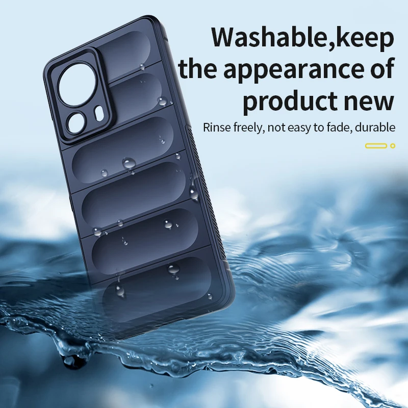 Funda a prueba de golpes para Xiaomi 11T 12T 13T 13 Lite Mi13 Ultra POCO C65 X6 F6 M6 Pro Redmi Note 13 Pro Plus 13C 4G 5G funda de silicona - imagen 4