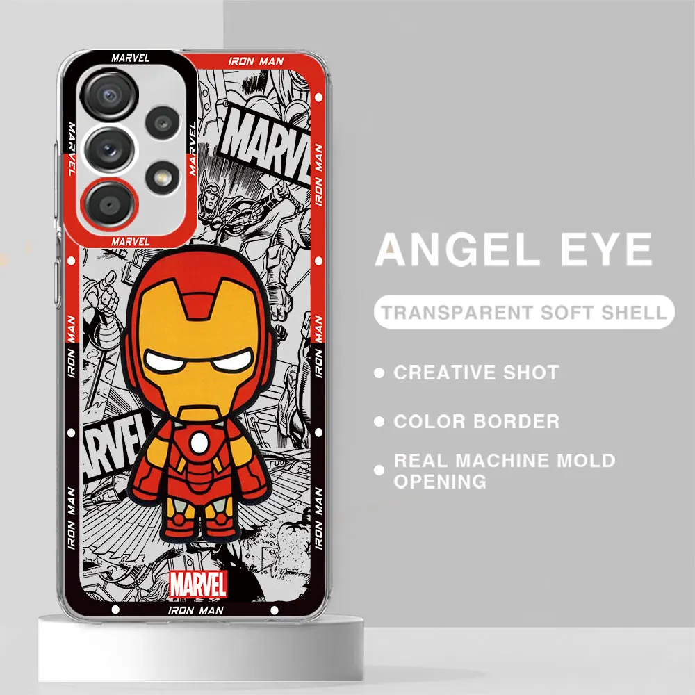 Funda de teléfono para Samsung Galaxy A34 A33 A12 A23 A42 A22 A72 A24 A53 A52 A32 A11 A73 A21s A54 A13 Marvel Spider Man Groot - imagen 5