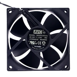 Ventilador 80mm 24V Hidráulico AVC – Caja PC Servidor