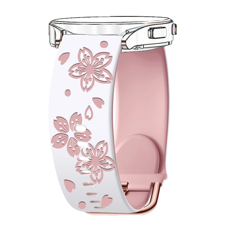 Correa de silicona para reloj Huawei GT3 GT2 42mm/GT3 Pro 43mm correa 20mm para Huawei GT 3/2 42mm reemplazo de correa de reloj - imagen 4