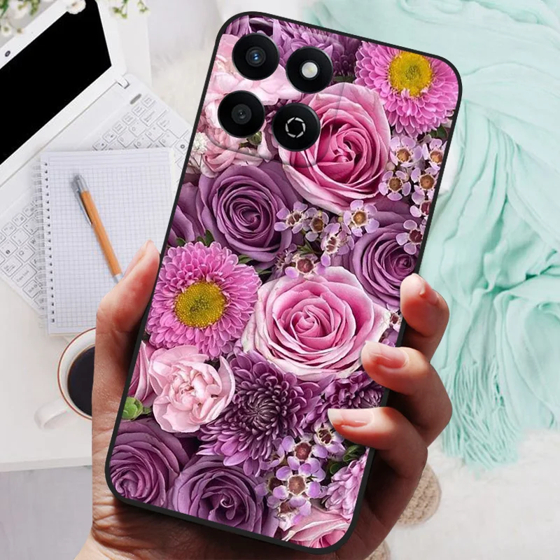 Para Honor 200 Smart 5G Funda fresca pintada TPU Funda de silicona suave para teléfono Honor X7C 4G Funda Coque Honor200 Smart honorx7c - imagen 4