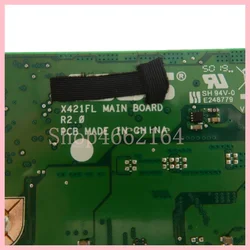 Placa base X421FL con i7-10510U CPU MX250-V2G GPU 16GB-RAM para placa base de ordenador portátil ASUS VivoBook X421FL X421F S433FL S533F