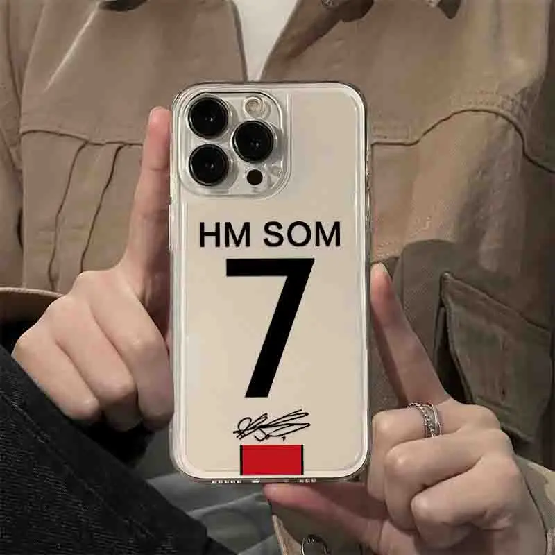 Funda de teléfono con número de bola de pie para Xiaomi Redmi Note 13 12 12C 11 10 10C 13C 10s 9 9s 9A 9T 9C 8 7 Pro Max 4G 5G M-messi-CR77 - imagen 5