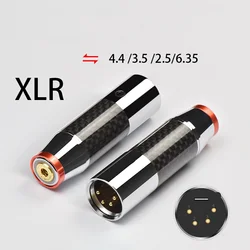 Adaptador XLR a Jack 3,5/2,5/6,35/4,4mm para Tarjeta de Sonido