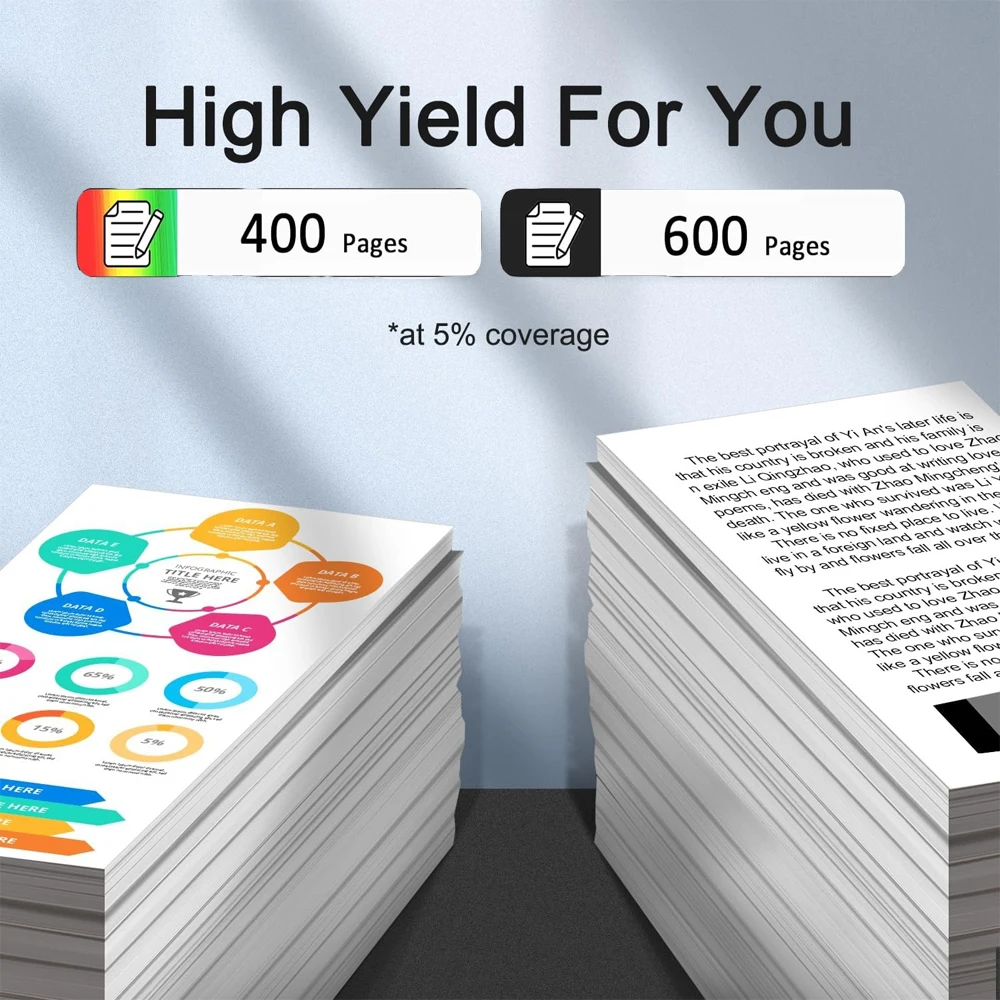 Einkshop-cartucho de tinta Compatible con hp 304, repuesto para impresora HP 304 xl 304xl Deskjet 2620 2630 2632 5030 5020 5032 3720 - imagen 4