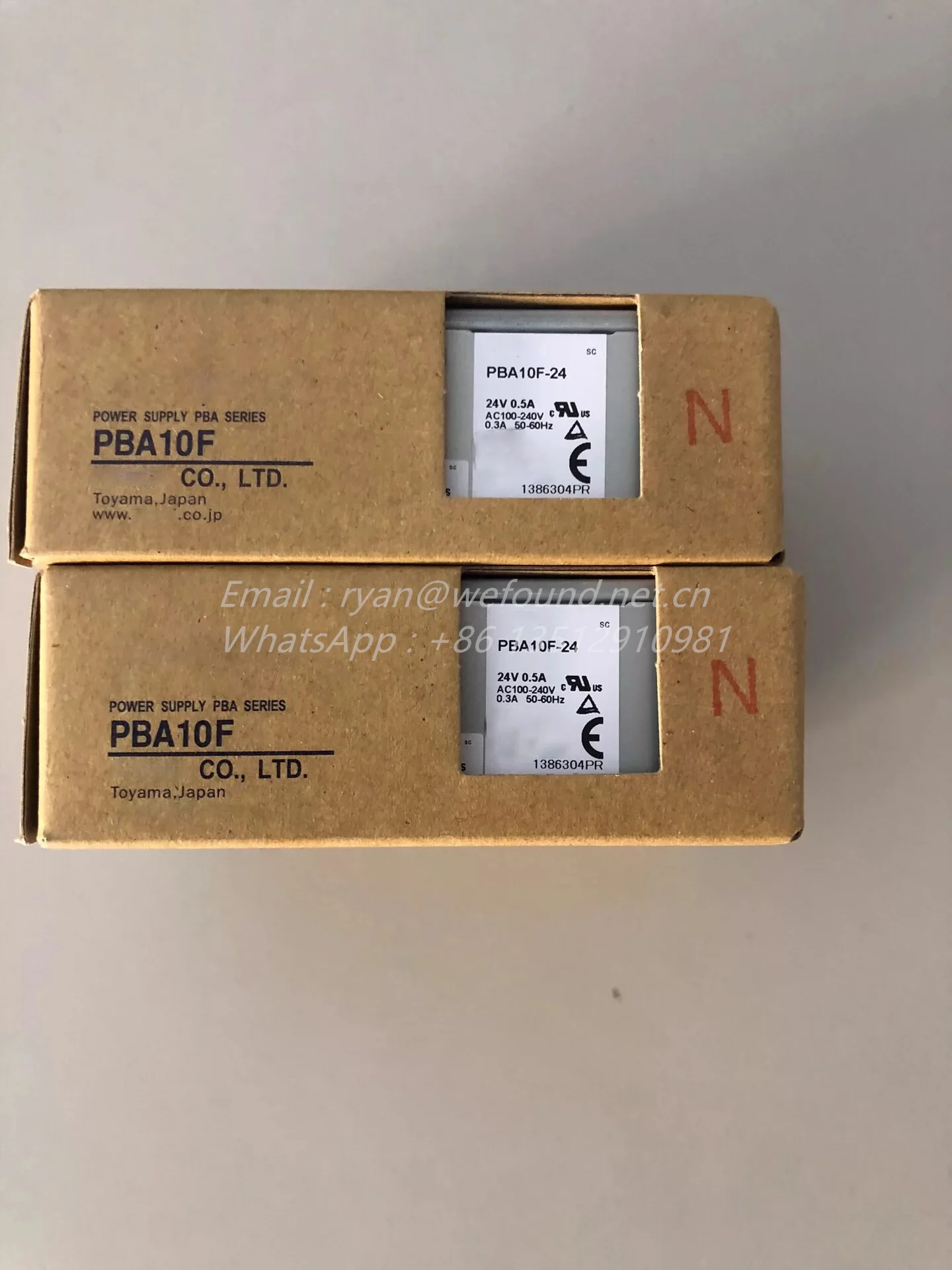 PBA10F-24 para fuente de alimentación de Pwer serie COSEL PBA 24V 0.5A 12W - imagen 2