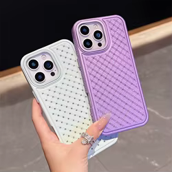 Funda de teléfono de TPU suave de cristal ostentoso de moda de lujo para iPhone 16E 11 12 13 14 15 16 Pro Max 16 Plus cubierta protectora a prueba de golpes