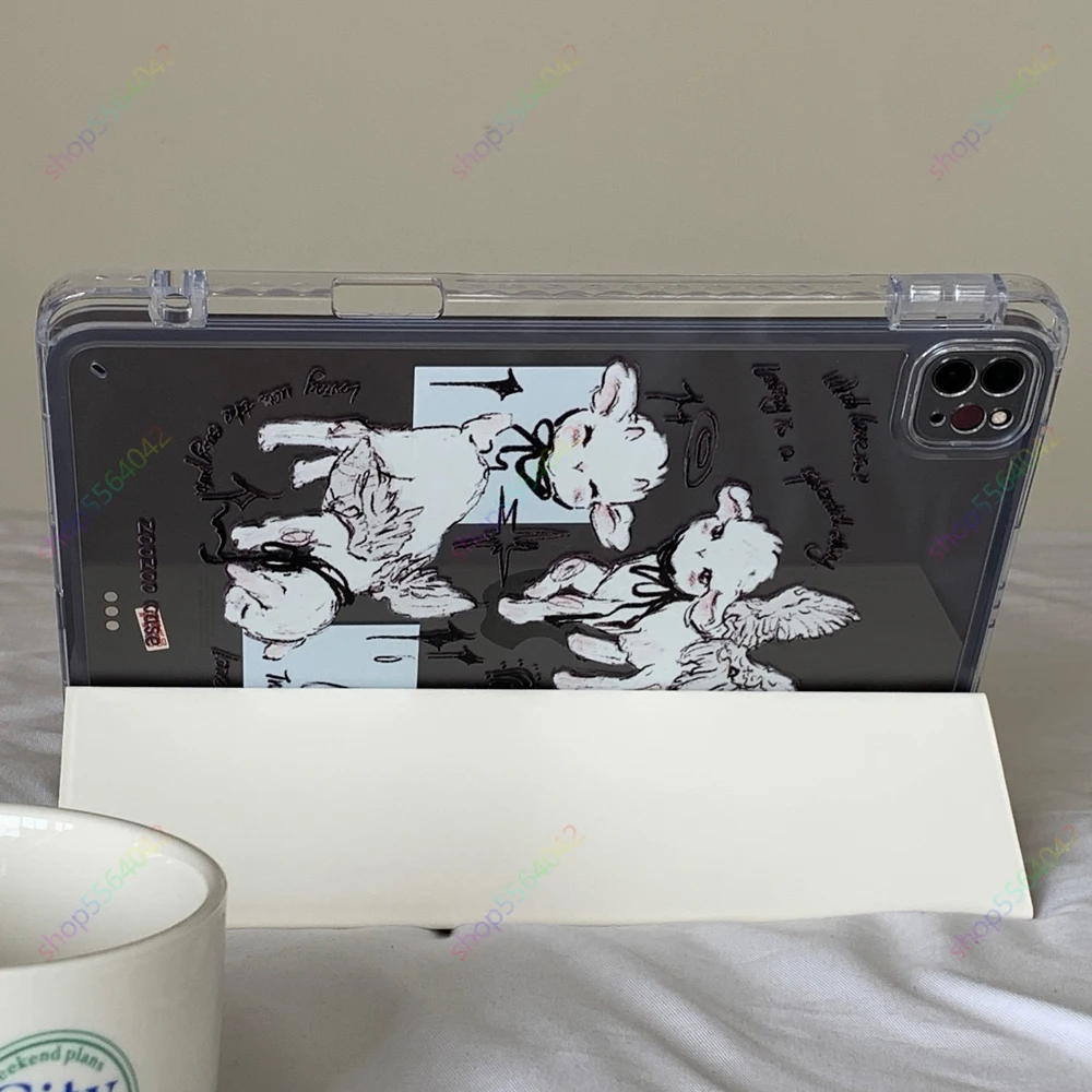 Funda para iPad Air Pro de 13 pulgadas, cubierta con portalápices, de 6, 5 y 4. ª generación, M2, 2024, 2024 pulgadas, 12,9 - imagen 4