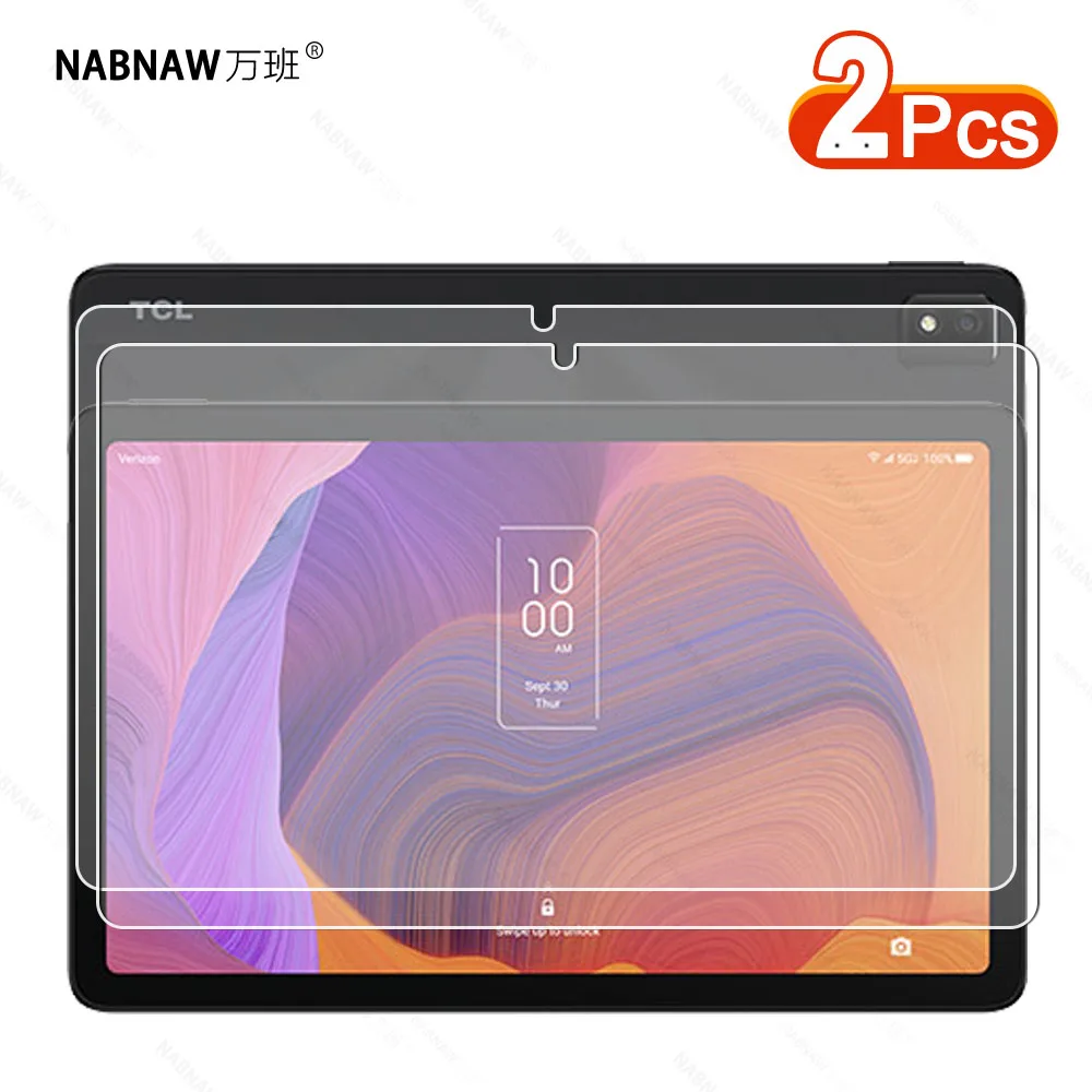 2 piezas HD Protector de pantalla de vidrio templado a prueba de arañazos para TCL Tab 10S 10HD 10L 10 10,1 Tab Pro 5G Max 10,4 TCL NxtPaper 11 - imagen 2