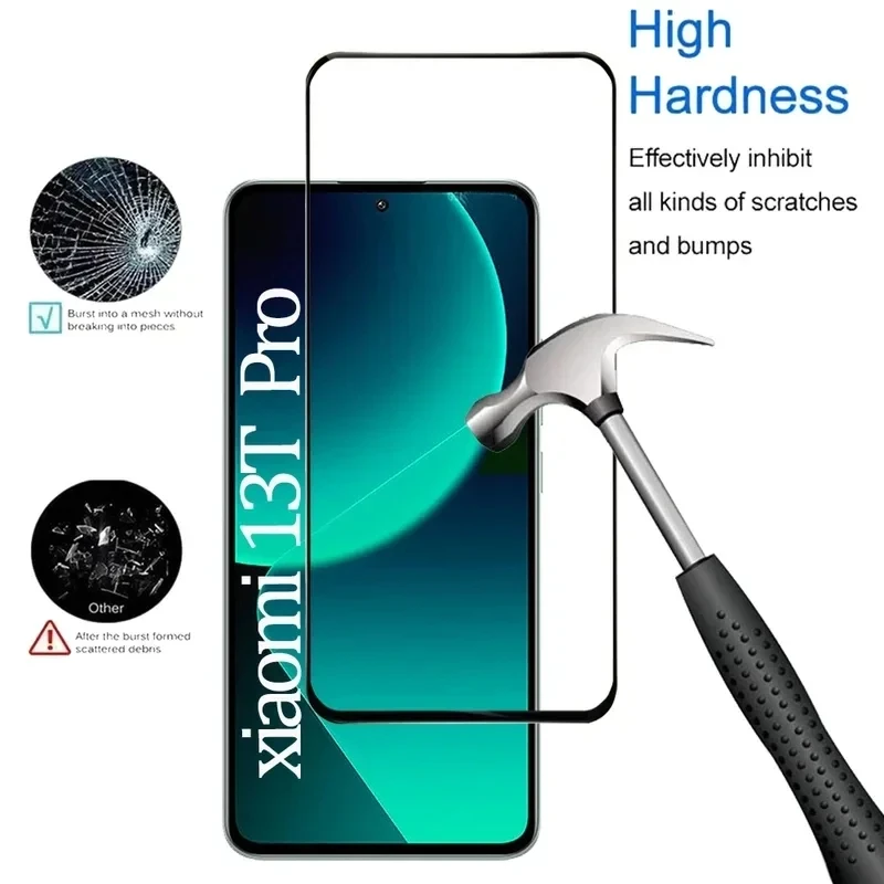 Protector de pantalla para Xiaomi 11 Lite 5G Ne 12 13T 12T 11T Poco X5 Pro X3 NFC X6 F3 C65 C40 C55 C61 X4 M5 F1 9T 10T 14 13 A3 vidrio - imagen 4
