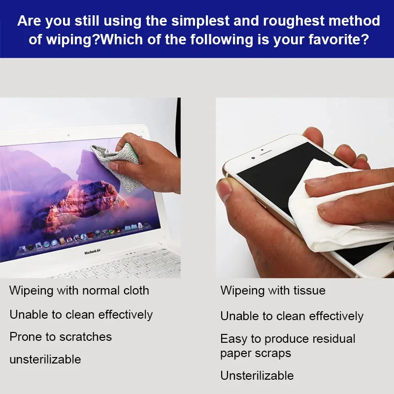 Mecánico HK5090 limpiaparabrisas antiestático sin polvo para teléfono móvil tableta lente LCD cubierta trasera de vidrio reparación limpieza herramienta de eliminación de polvo - imagen 5