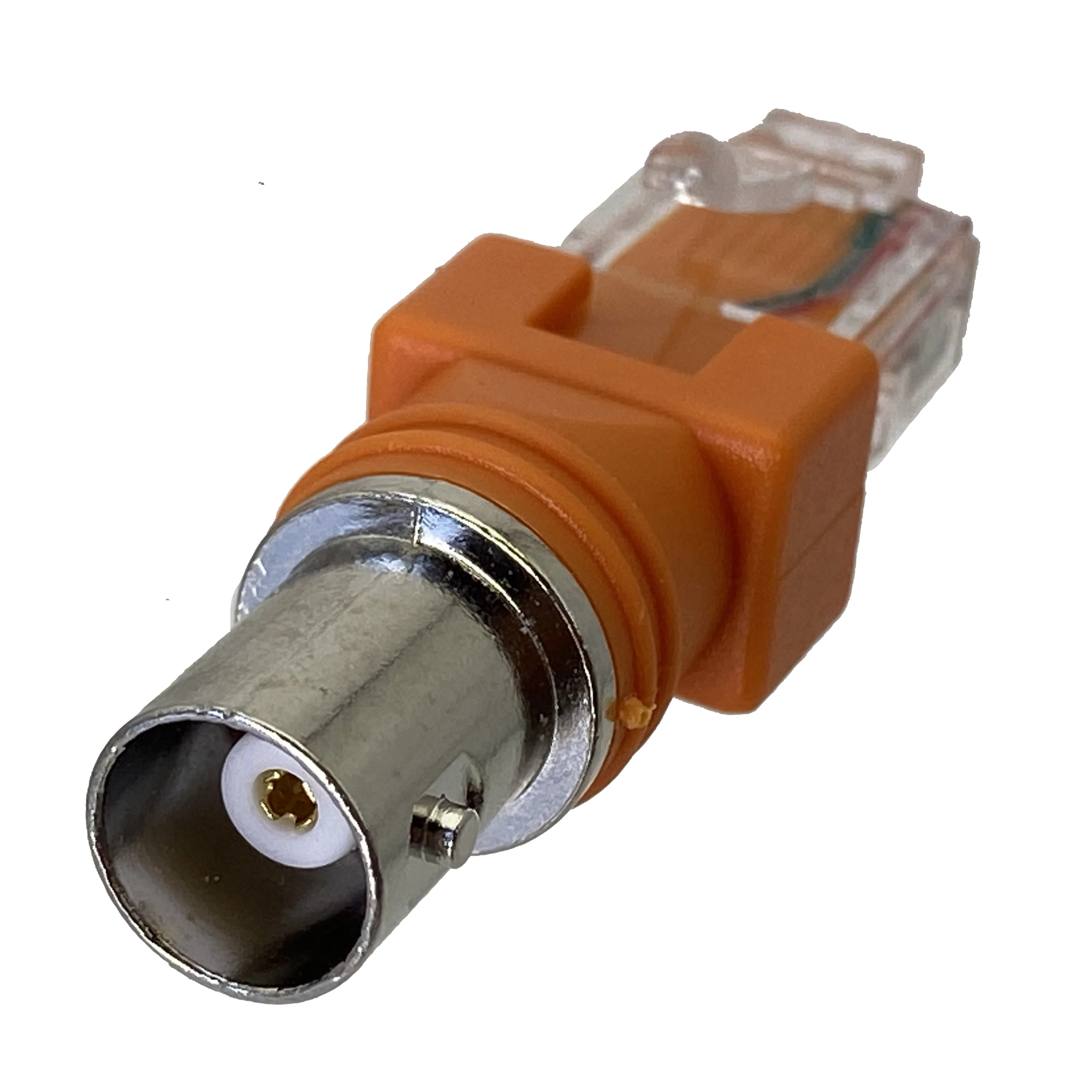 Conector de piezas BNC hembra a RJ45 macho, adaptador RF Coaxial de alta calidad, 1 ud. - imagen 3