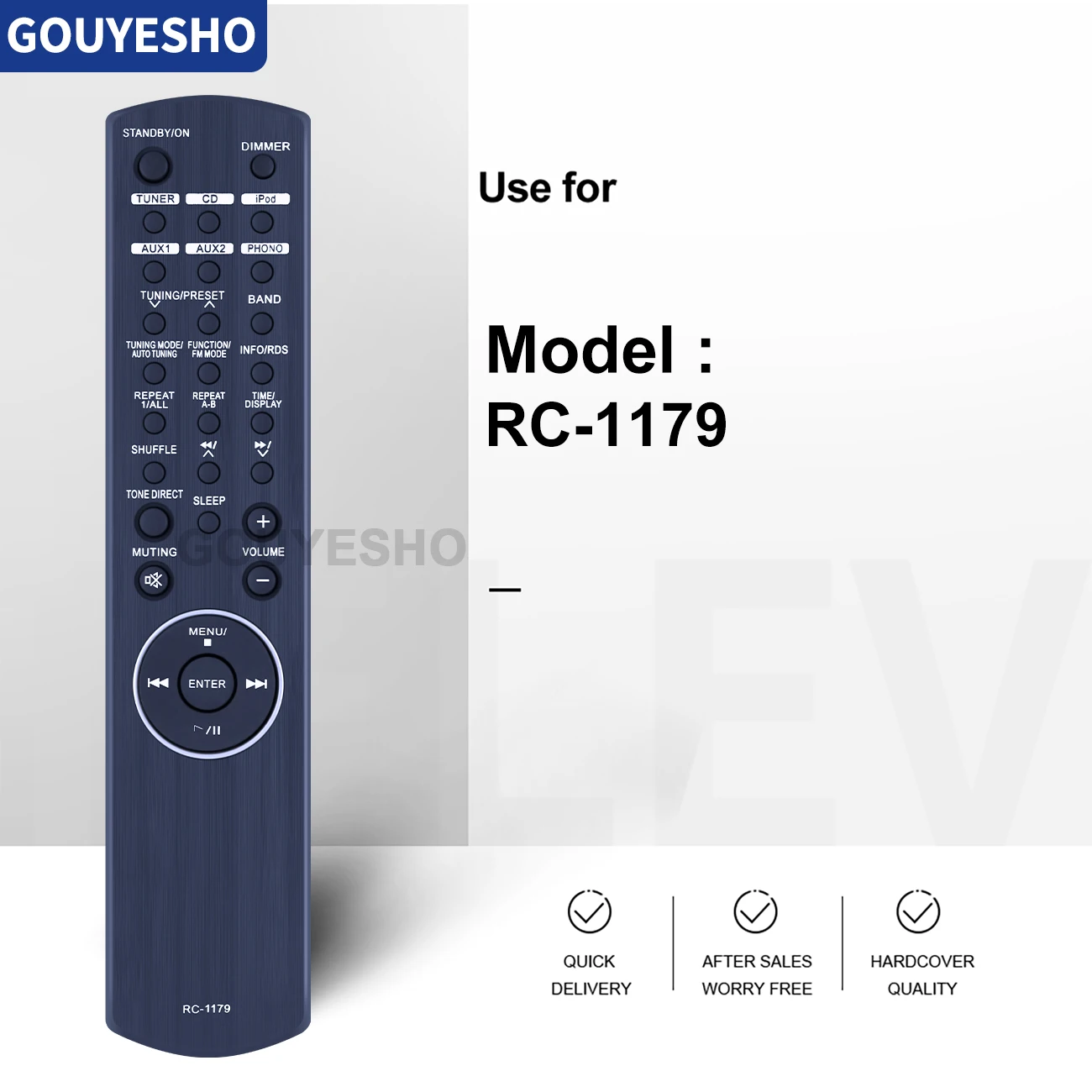 Nuevo mando a distancia adecuado para Teac, RC-1179, CR-H500, AV, reproductor de sistema de Audio - imagen 4