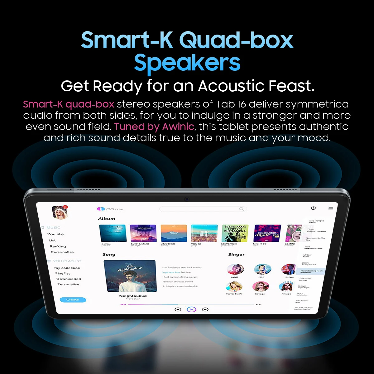 Blackview-Tablet Tab 16 con Android, 8GB + 256GB, 11 ", 2k FHD + pantalla, batería de 7680 mAh, Widevine L1 Unisoc T616, estreno mundial - imagen 5