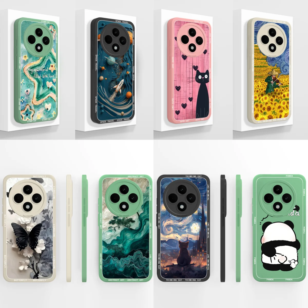 Para Oppo Reno 12F Funda lindo Anime Funda de alta calidad parachoques de silicona líquida suave para Oppo Reno 12 F 4G 5G Fundas traseras anticaída