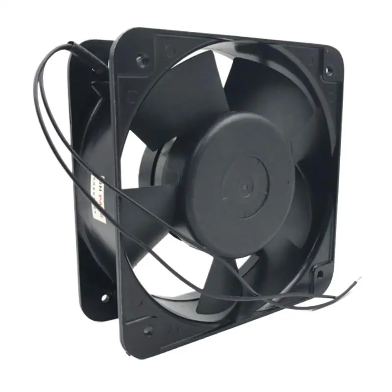 Potente ventilador industrial de 220 V CA: 150 x 150 x 50 mm, 38 W, 190 CFM, rodamiento de bolas doble, refrigeración con marco de aluminio - imagen 3