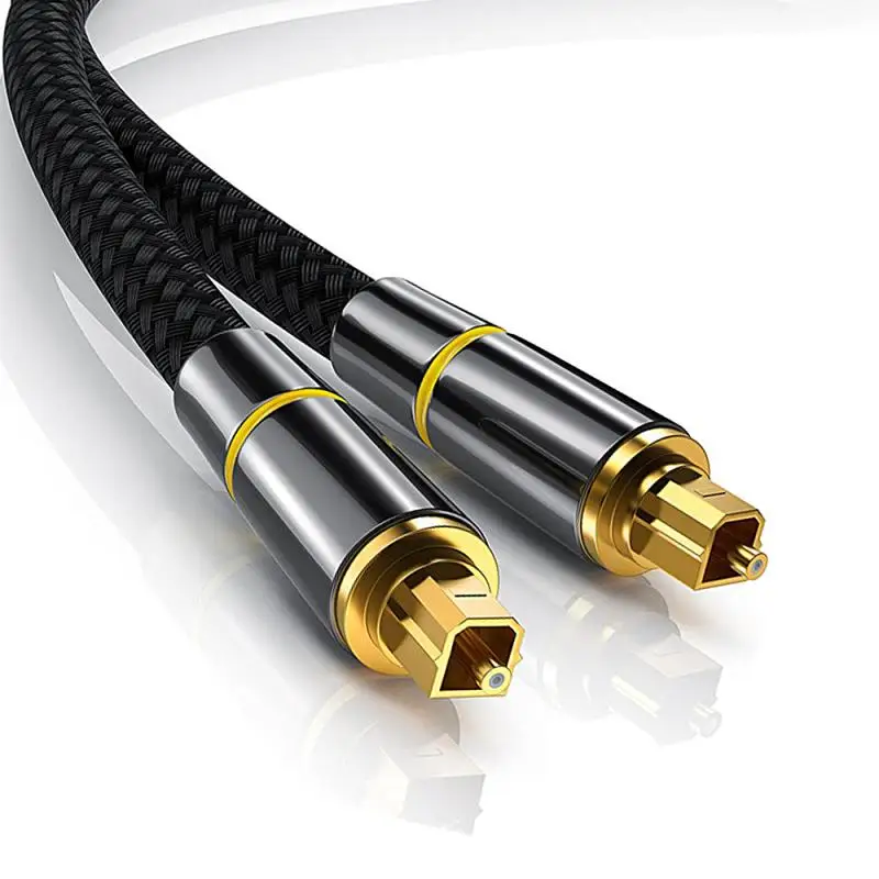 Cable óptico de Audio Digital SPDIF Toslink Cable de fibra óptica amplificador de potencia de Audio Cable de altavoz HiFi Cable de barra de sonido de cine en casa