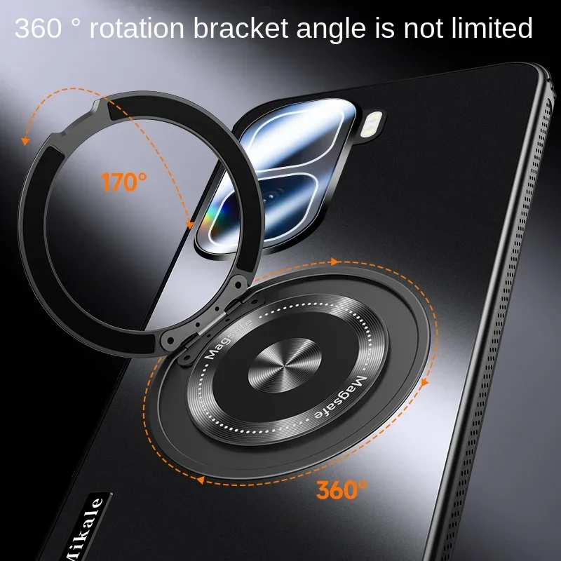 Para Magsafe cubierta dura esmerilada para Iqoo Neo 10 Pro Neo10 funda con soporte de anillo magnético a prueba de golpes para Vivo Iqoo 13 Pro 12 Iqoo13 5G - imagen 2