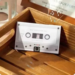Tarjeta Grabable Sonido Diseño Casete – Regalo Hecho a Mano