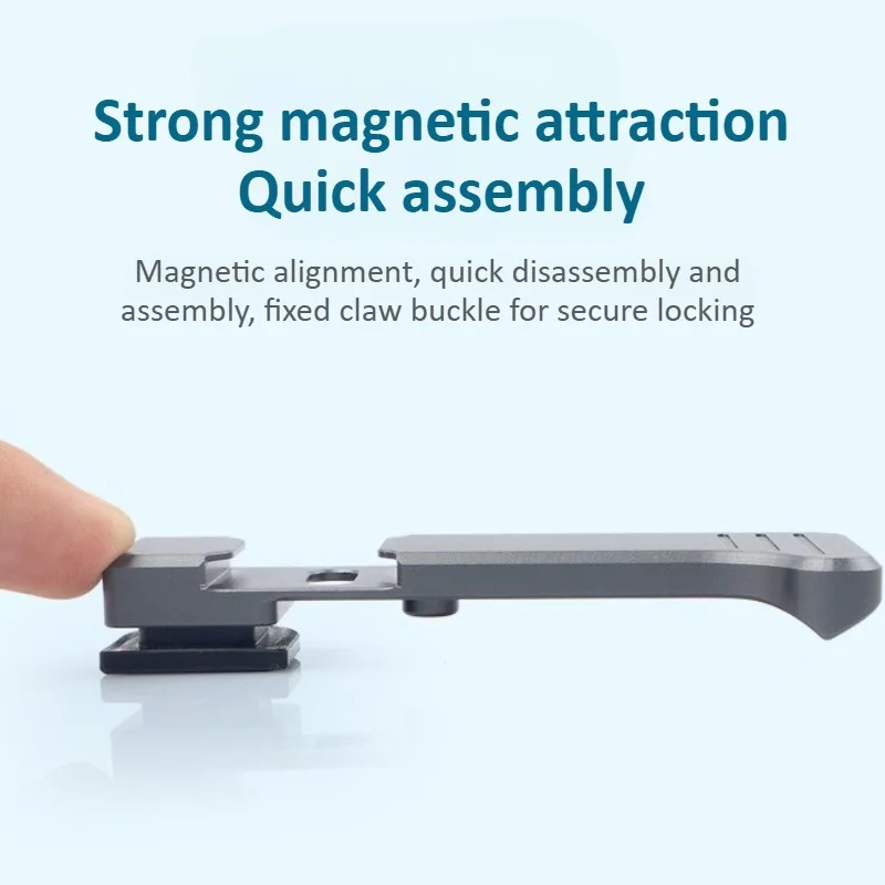 Kit de fotografía callejera con jaula para cámara para DJI Osmo Action 6, soporte de marco de aluminio con mango de repuesto, accesorios para cámaras deportivas - imagen 4