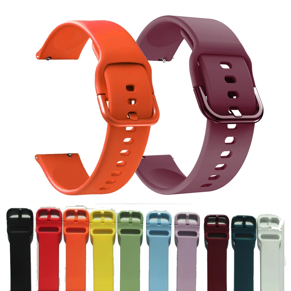 Correa de reloj de 20mm para Garmin Vivoactive 6 5 3 correa de música para GarminActive 5 6/Forerunner 570 42mm 165 168 accesorios correa de reloj