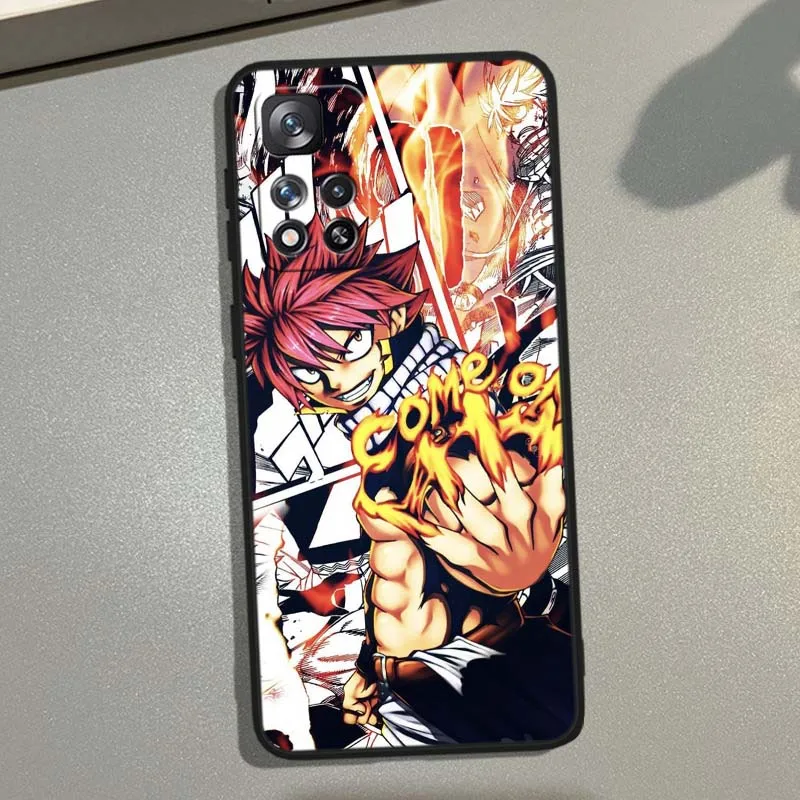 Funda de Anime Fairy Tail para Xiaomi Redmi Note 11T 11 11S 11SE 10 10T 10S 9S 9 9T 8T 8 7 6 Lite Pro Plus Max - imagen 3